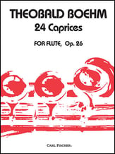 24 CAPRICES OP 26 FLUTE cover